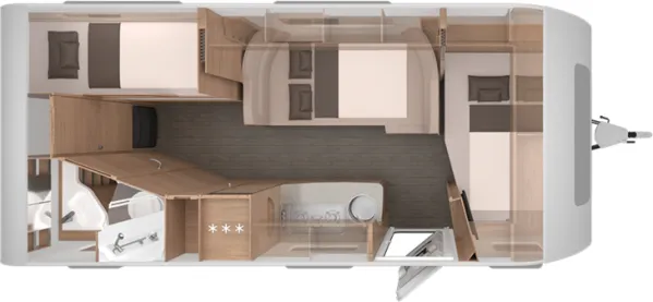 Nachtgrundriss Knaus Südwind 580 QS Black Selection