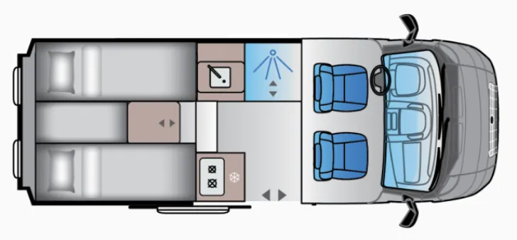 Grundriss Nacht Sun Living V 60 DL - Verfügbar ab 07/2026