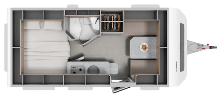 Grundriss Tag Hymer Eriba Feeling 425