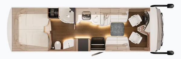 Tagesgrundriss Concorde Charisma 860 LI