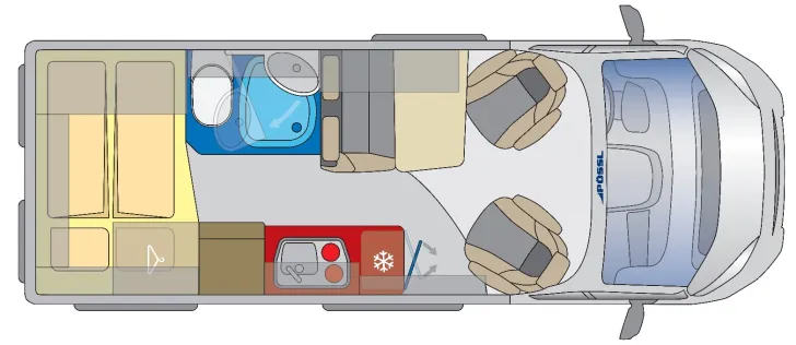 Grundriss Tag Pössl Summit 600 ----> jetzt € 12.055,- sparen!
