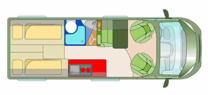 Grundriss Tag Roadcar R 640 ----> jetzt € 7.885,- sparen!