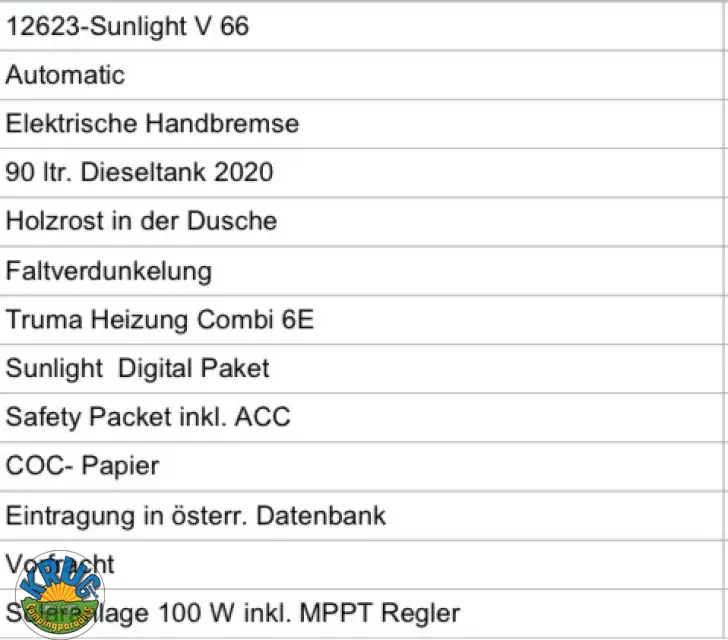 Fahrzeugbild Sunlight V 66 Liefertermin Juni 2026 #3