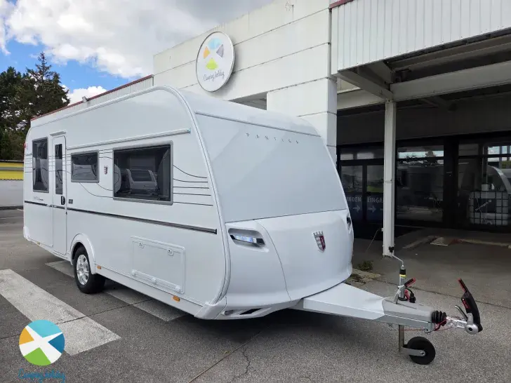 Schräg Hinten Tabbert Pantiga 490 E 2,3 Finest Edition