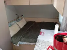 Grundriss Nacht Weinsberg CaraCito 390 QD Neuwertig