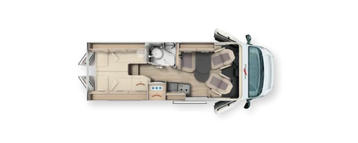 Grundriss Tag Malibu Van Comfort 640 LE *comfort*