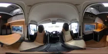 360° Innenansicht Clever DRIVE LINE DRIVE 600 4-Bett-Camper auf 6 Metern