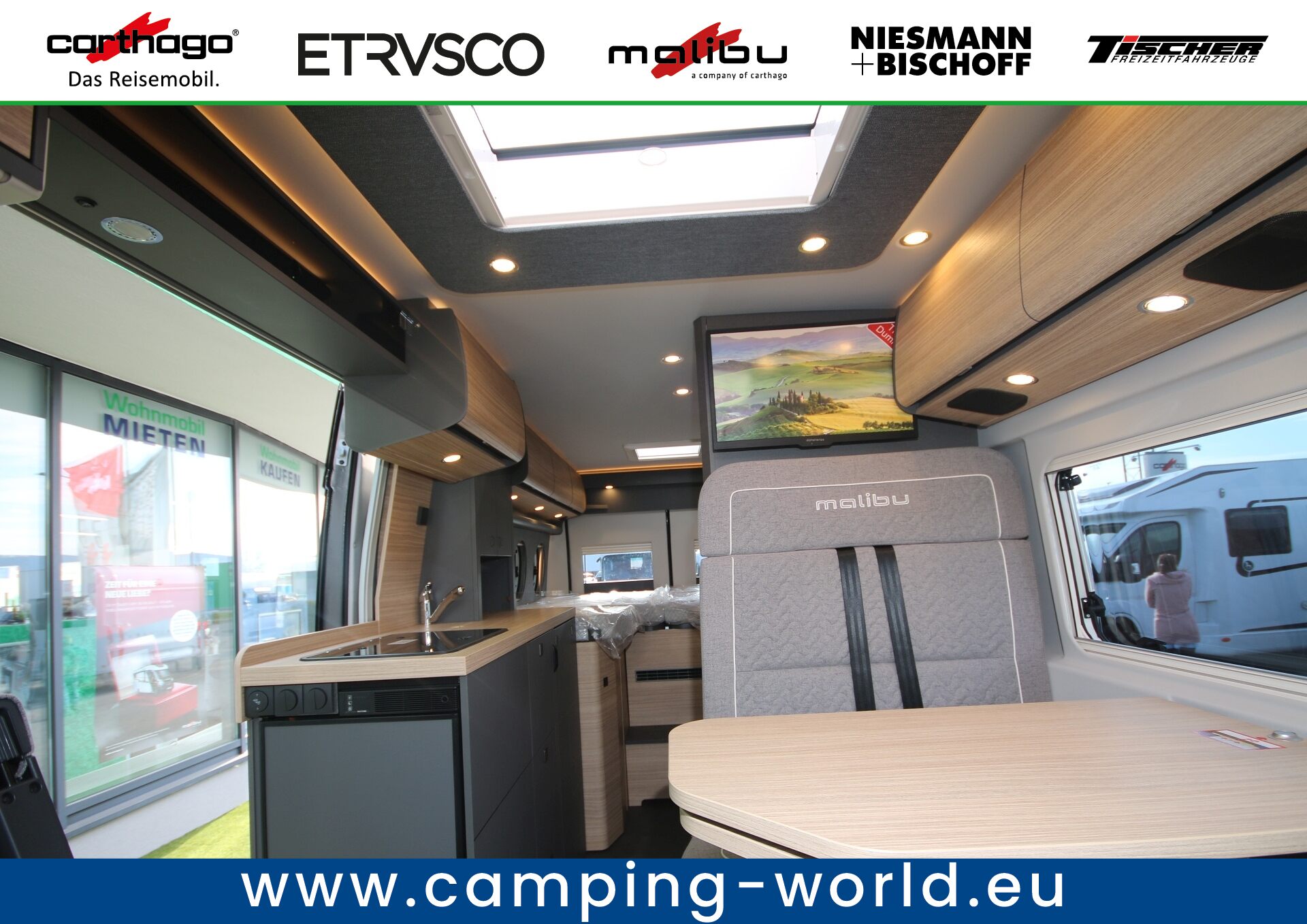 Malibu Van First Class – Two Rooms 640 LE RB charming GT skyview - Bild 7