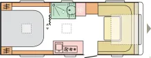 Grundriss Tag Adria Adora 593 UP -VERKAUFT-