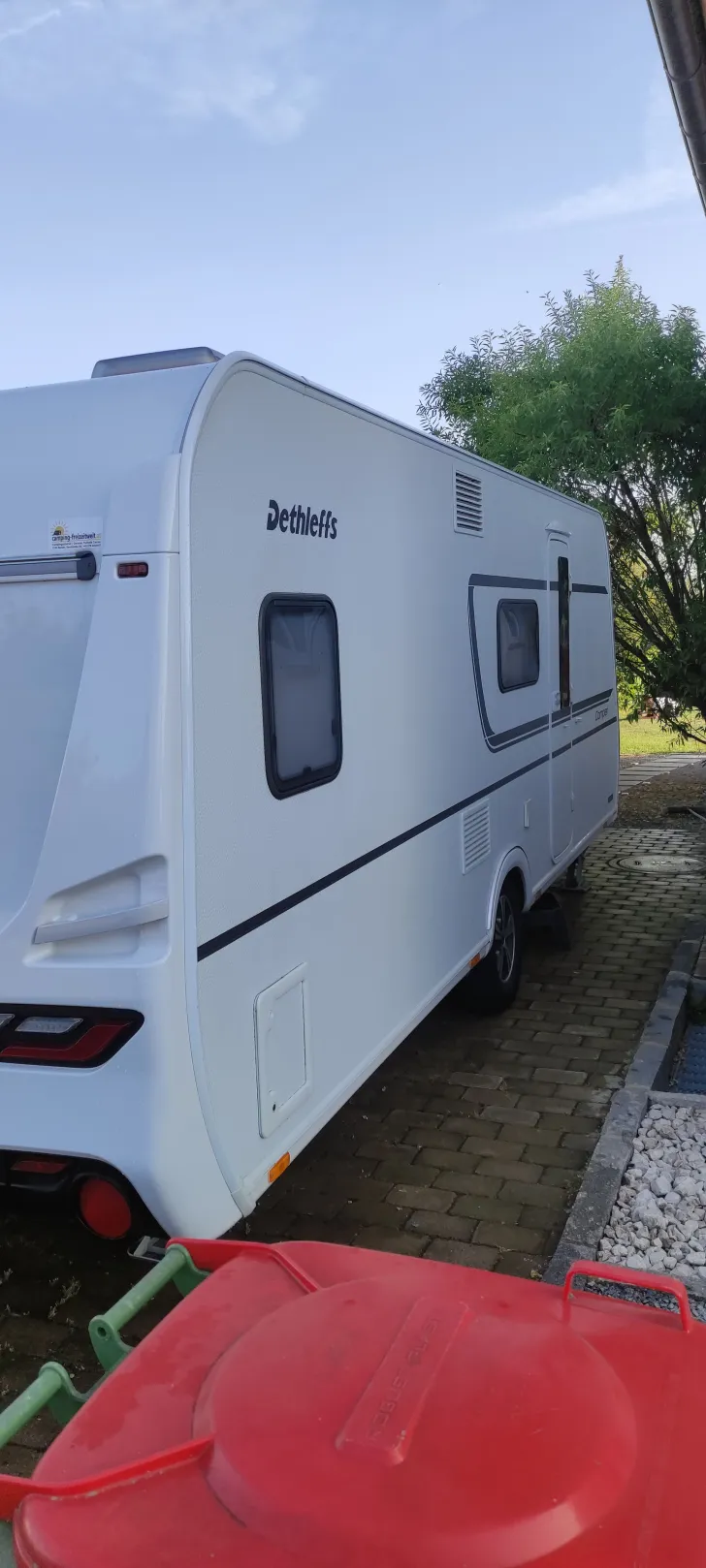 Grundriss Nacht Dethleffs Camper 540 QMK