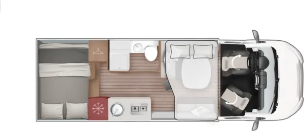 Tagesgrundriss Roller Team Kronos 298 TL