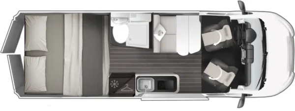 Tagesgrundriss Roller Team LIVINGSTONE ADVANCE DUO XL