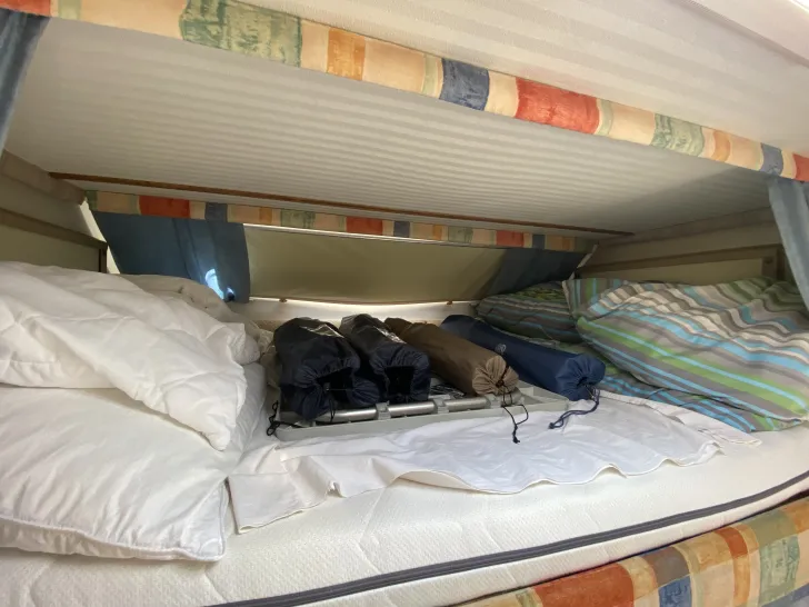 Grundriss Nacht Hymer Camp 55