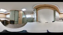 360° Innenansicht LMC Style 400 F - mit Klappbett