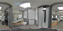 360° Innenansicht Ahorn Camp Teilintegriert T 640 verfügbar ab Oktober 2026