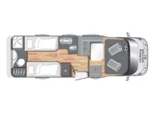 Grundriss Tag LMC Comfort T 713 Passion sehr gut gepflegt