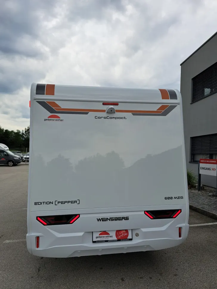 Schräg Hinten Weinsberg CaraCompact EDITION PEPPER 600 MEG -VERKAUFT-