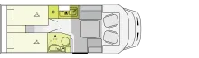 Grundriss Tag Etrusco V 6.8 SCF - ab Euro 70.999,-