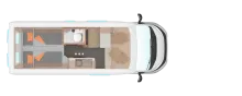Grundriss Tag Weinsberg CaraBus EDITION FIRE 600 ME