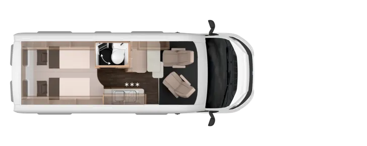 Grundriss Tag Knaus BoxLife 600 ME Platinum Selection