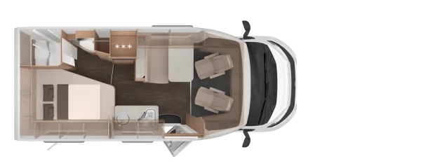 Tagesgrundriss Knaus L!VE TI 590 MF Tagesgrundriss Knaus L!VE TI 590 MF