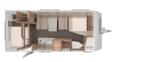 Grundriss Tag Knaus Südwind 540 FDK Black Selection