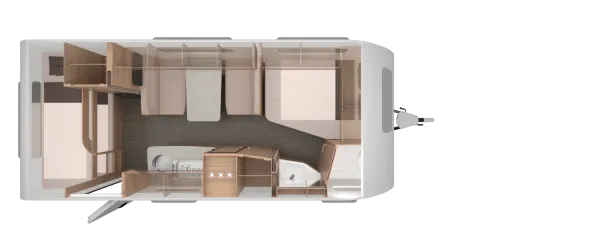 Tagesgrundriss Knaus Südwind 540 FDK Black Selection
