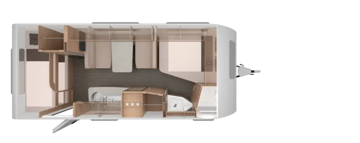Grundriss Tag Knaus Südwind 540 FDK Black Selection