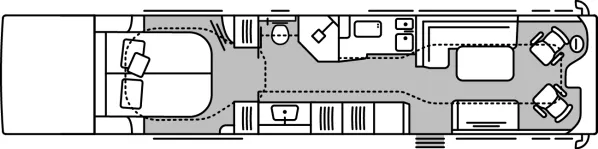 Tagesgrundriss Morelo Grand Empire 118 GSB Tagesgrundriss Morelo Grand Empire 118 GSB