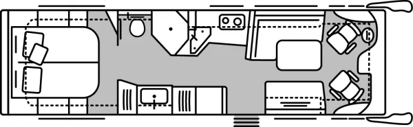 Tagesgrundriss Morelo Loft Premium Liner 90 MB