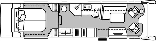 Tagesgrundriss Morelo Palace Liner 103 GSB