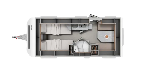 Tagesgrundriss Hymer Eriba Feeling 470