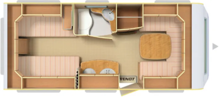 Grundriss Tag Fendt Platin 510 TG